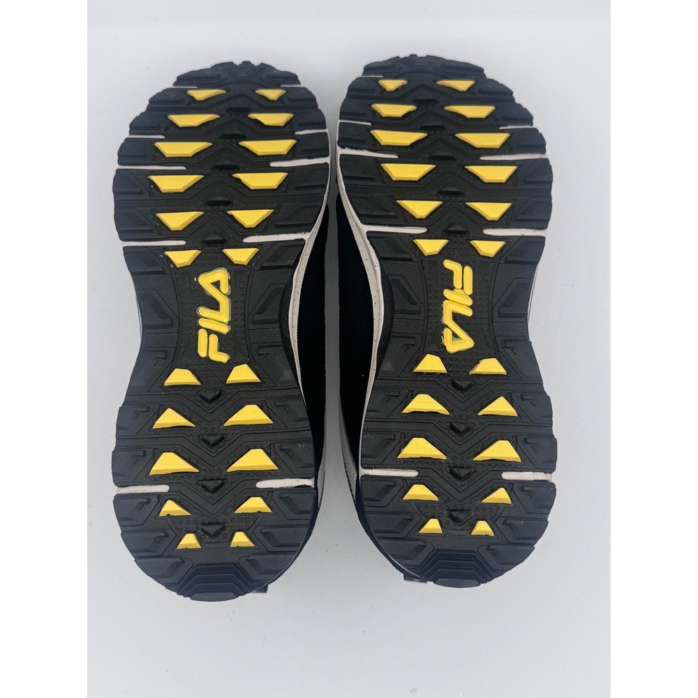 Fila Memory Trail Running Shoes Mens 10 Grey Black Yellow 5JM01568-090 Sneaker - Picture 7 of 8
